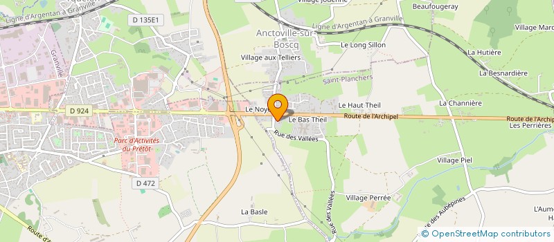 localisation de l'entreprise CHRIST ET PAT  SAINT-PLANCHERS