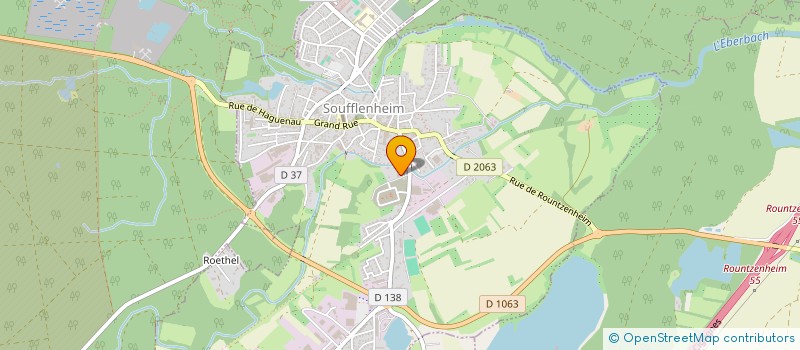 localisation de l'entreprise CHRIST IMMO  SOUFFLENHEIM