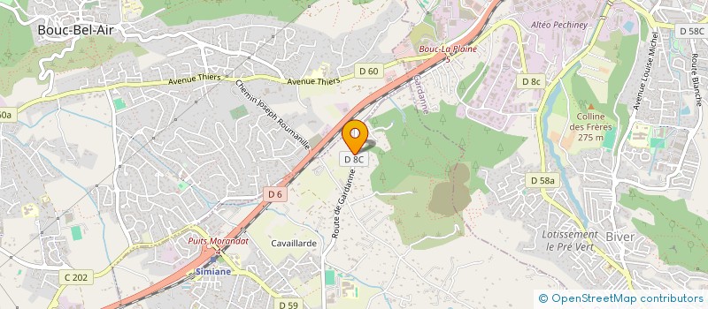 localisation de l'entreprise CHRIST'NET MULTISERVICES 13  SIMIANE-COLLONGUE