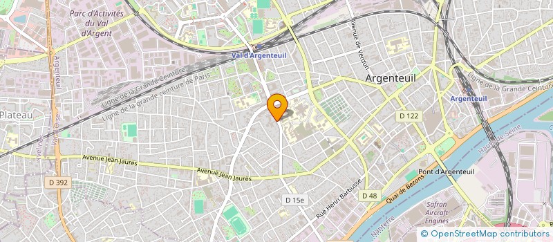 localisation de l'entreprise CHRIST'S COMMISSION FELLOWSHIP FRANCE (CCF FRANCE)  ARGENTEUIL