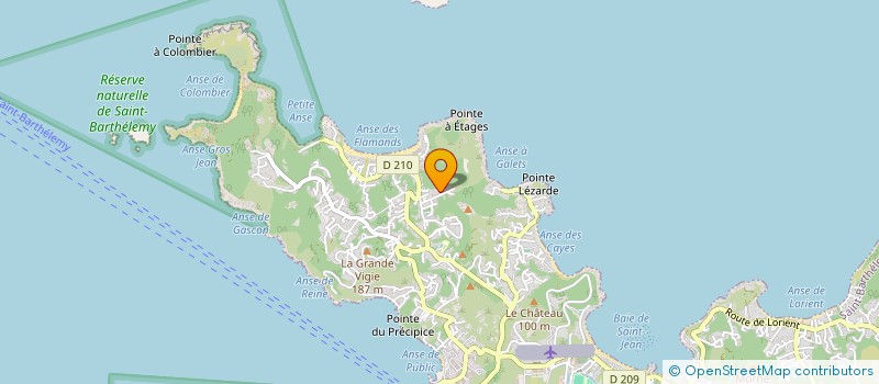 localisation de l'entreprise CHRISTA ST-BARTH à SAINT-BARTHELEMY