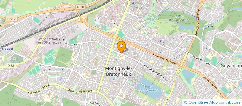 localisation de l'entreprise CHRISTAIN FLEURI CONSULTANT à MONTIGNY-LE-BRETONNEUX
