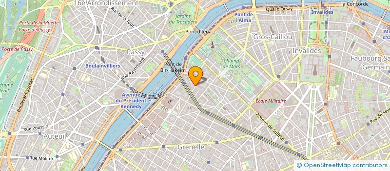 localisation de l'entreprise CHRISTAL  PARIS