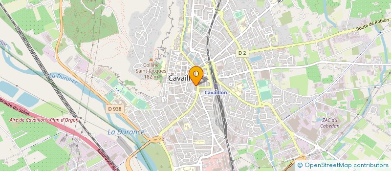 localisation de l'entreprise CHRISTAL à CAVAILLON