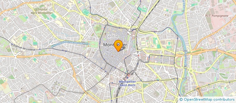 localisation de l'entreprise CHRISTAL à MONTPELLIER