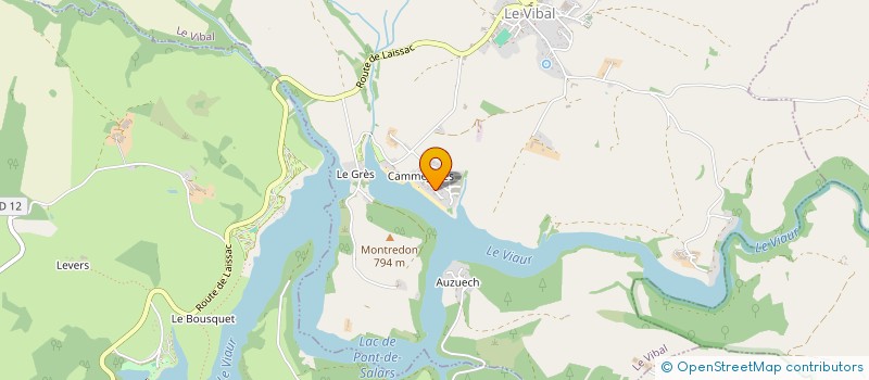 localisation de l'entreprise CHRISTAL  LE VIBAL