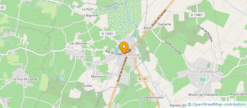 localisation de l'entreprise CHRISTAL  EYRANS