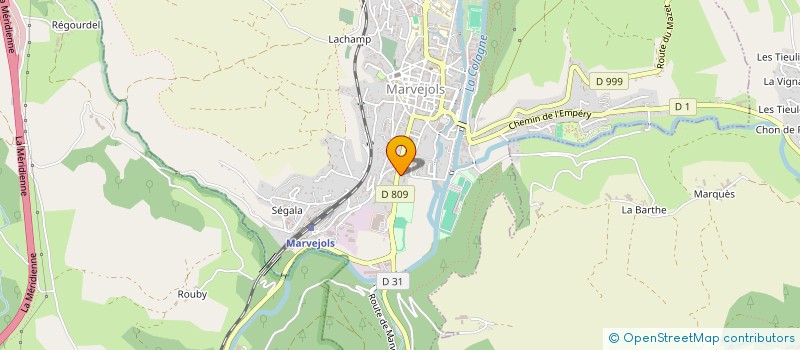 localisation de l'entreprise CHRISTAL BL MARVEJOLS à MARVEJOLS