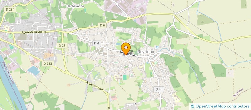 localisation de l'entreprise CHRISTAL COMPOSITE à REYRIEUX