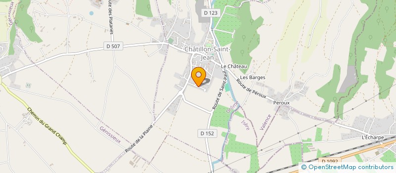 localisation de l'entreprise CHRISTAL CREATION à CHATILLON-SAINT-JEAN