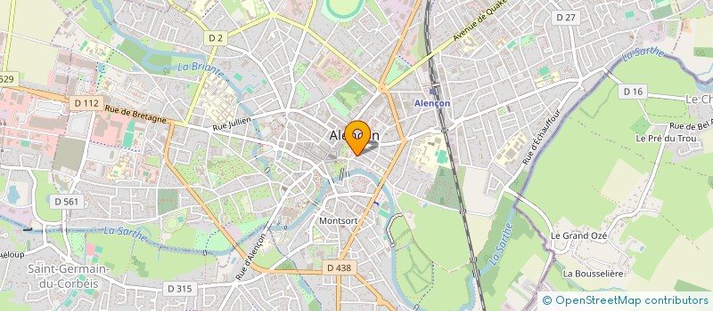 localisation de l'entreprise CHRISTAL EXPERTISE à ALENCON
