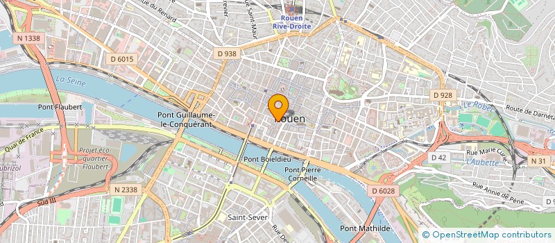 localisation de l'entreprise CHRISTAL II à ROUEN