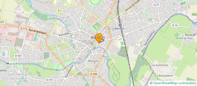 localisation de l'entreprise CHRISTAL INVEST à ALENCON