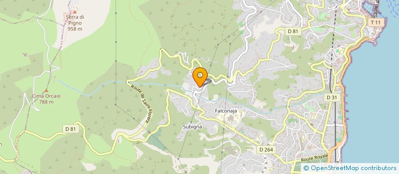 localisation de l'entreprise CHRISTAL INVESTISSEMENTS à BASTIA