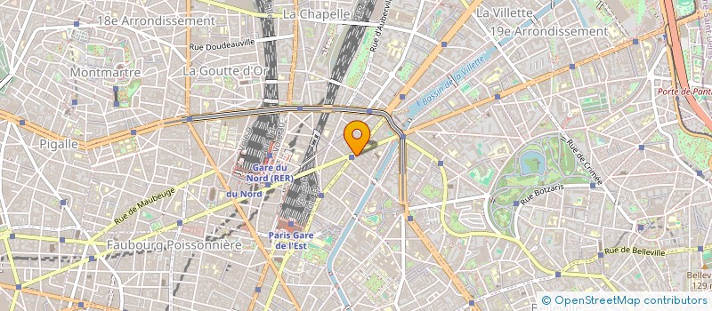 localisation de l'entreprise CHRISTAL-LORETTE  PARIS