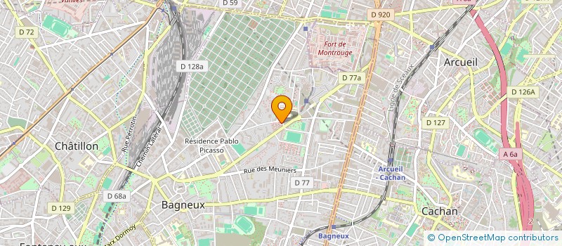 localisation de l'entreprise CHRISTAL PALACE à BAGNEUX