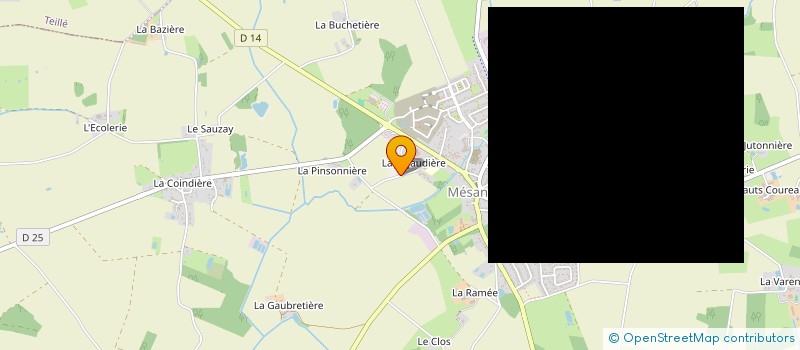 localisation de l'entreprise CHRISTALAIN  MESANGER