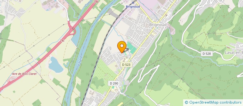 localisation de l'entreprise CHRISTALAIN  VILLARD-BONNOT