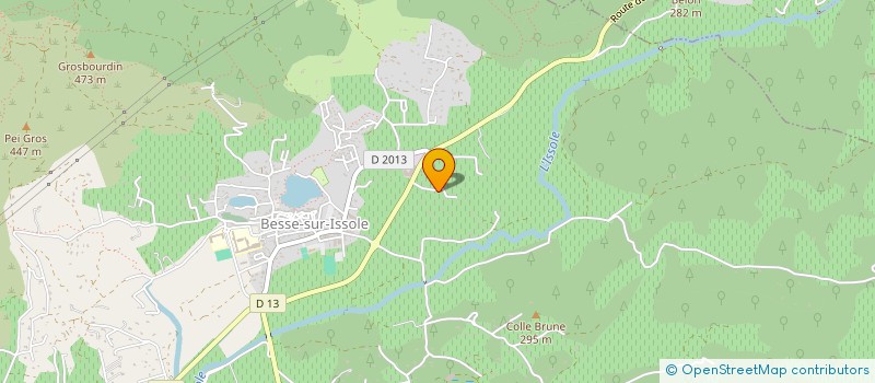 localisation de l'entreprise CHRISTALAIN à BESSE-SUR-ISSOLE