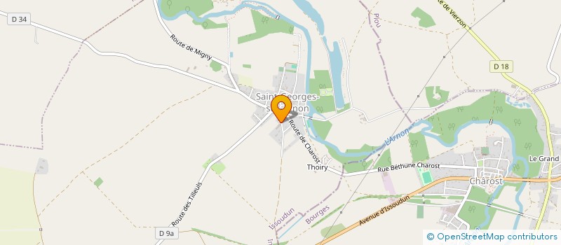 localisation de l'entreprise CHRISTALE à SAINT-GEORGES-SUR-ARNON