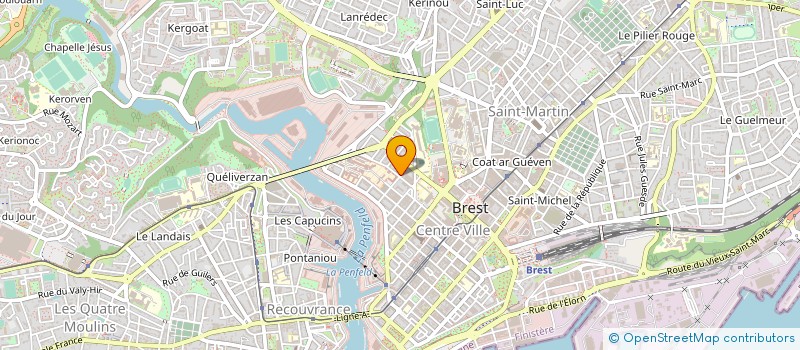 localisation de l'entreprise CHRISTALEX à BREST