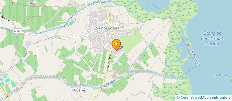 localisation de l'entreprise CHRISTALFRED  SAINT-NAZAIRE