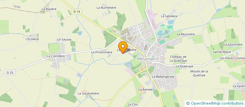 localisation de l'entreprise CHRISTALIMMO  MESANGER