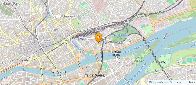 localisation de l'entreprise CHRISTALINES SANTE à NANTES