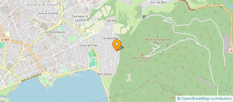 localisation de l'entreprise CHRISTALSI à ANNECY