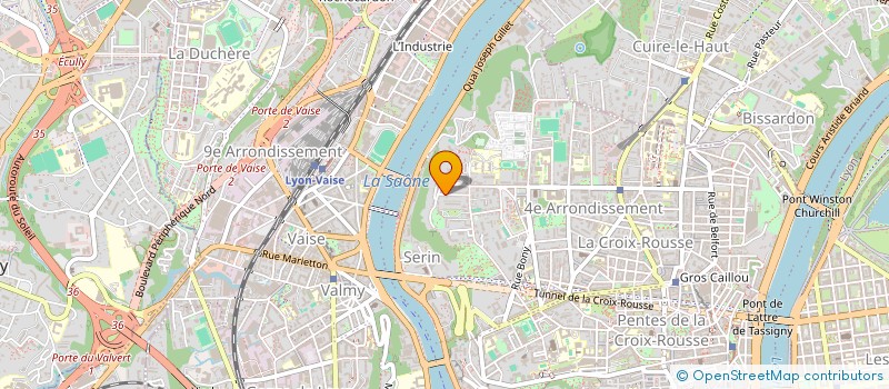 localisation de l'entreprise CHRISTALY  LYON