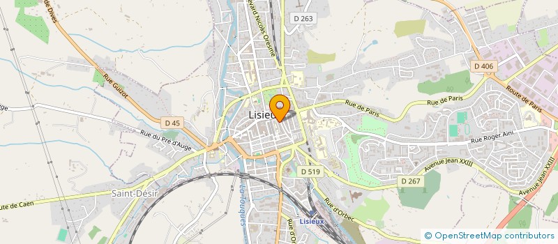 localisation de l'entreprise CHRISTAMERY à LISIEUX