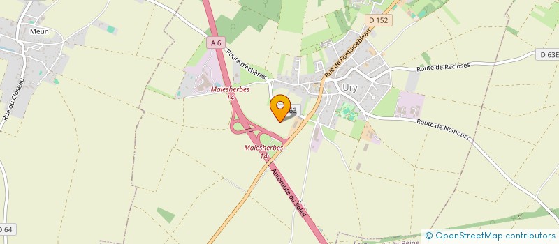 localisation de l'entreprise CHRISTANGE  ACHERES-LA-FORET