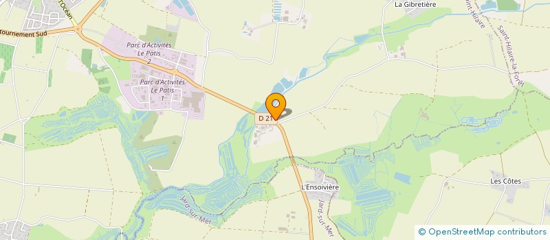 localisation de l'entreprise CHRISTANNE  TALMONT-SAINT-HILAIRE