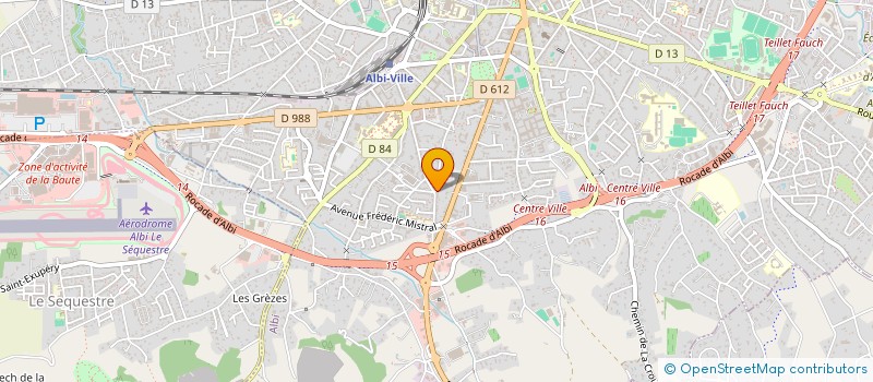 localisation de l'entreprise CHRISTARL à ALBI