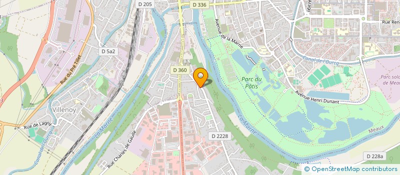 localisation de l'entreprise CHRISTCAT à NANTEUIL-LES-MEAUX