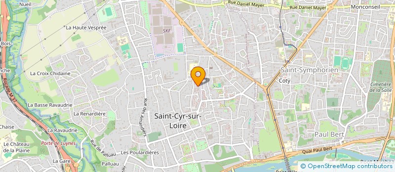 localisation de l'entreprise CHRISTEFA  SAINT-CYR-SUR-LOIRE