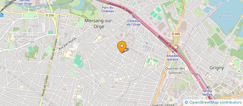localisation de l'entreprise CHRISTEK SERVICES à MORSANG-SUR-ORGE
