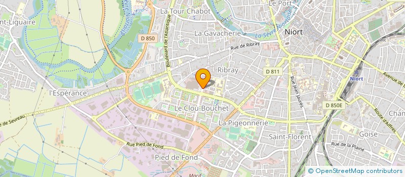 localisation de l'entreprise CHRISTEL à NIORT