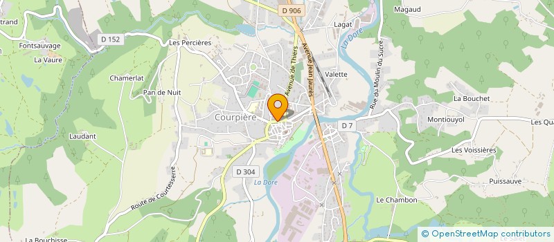 localisation de l'entreprise CHRISTEL CHACORNAC AIDE ADMINISTRATIVE à COURPIERE