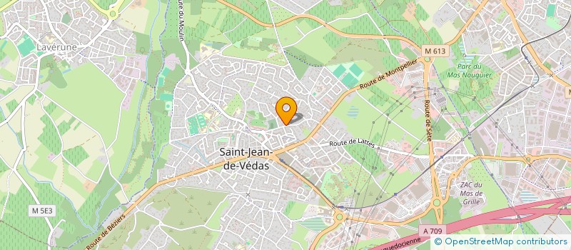 localisation de l'entreprise CHRISTEL COIFFURE  SAINT-JEAN-DE-VEDAS