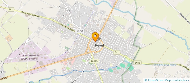 localisation de l'entreprise CHRISTEL SAUSSOIS  REVEL