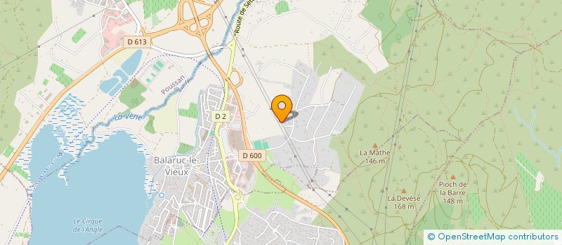 localisation de l'entreprise CHRISTEL SUBIRATS  BALARUC-LE-VIEUX