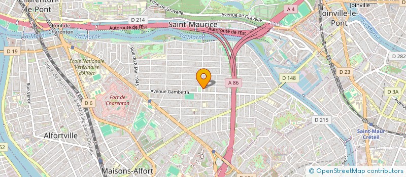 localisation de l'entreprise CHRISTELE BOSSY SAMY  MAISONS-ALFORT