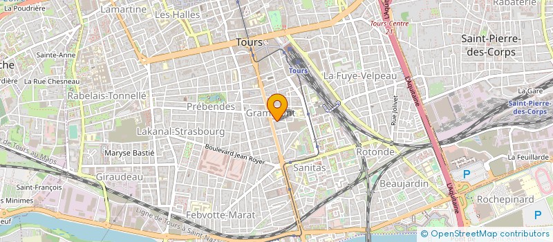 localisation de l'entreprise CHRISTELE BRIER à TOURS