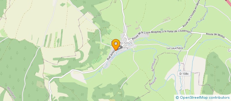 localisation de l'entreprise CHRISTELLE  THOREY-SOUS-CHARNY