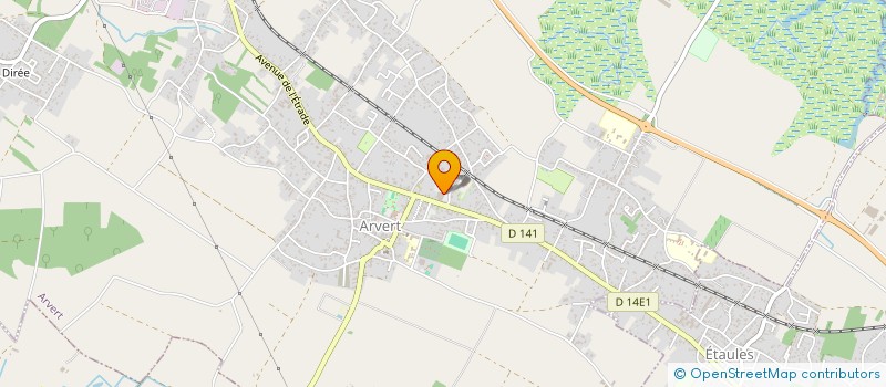 localisation de l'entreprise CHRISTELLE CERF  ARVERT