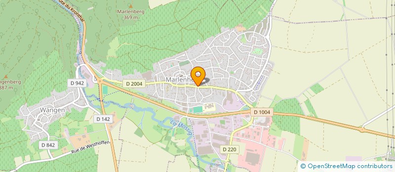 localisation de l'entreprise CHRISTELLE CLAUSS ADB  MARLENHEIM