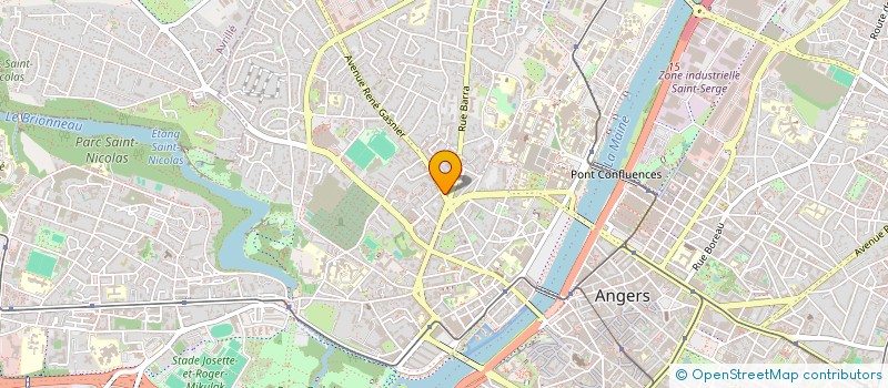 localisation de l'entreprise CHRISTELLE COIFFURE  ANGERS