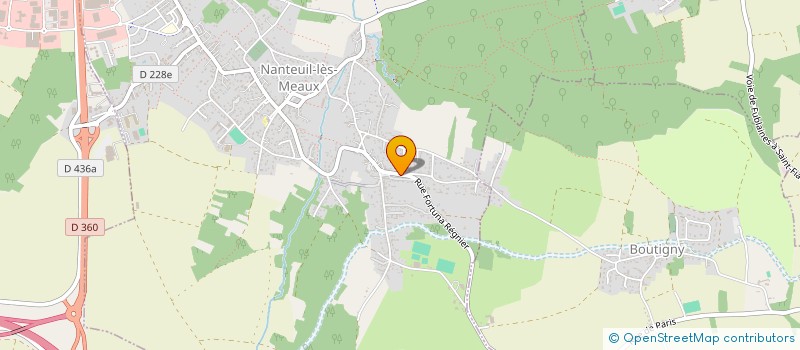 localisation de l'entreprise CHRISTELLE COUTENCEAU SPORTS à NANTEUIL-LES-MEAUX
