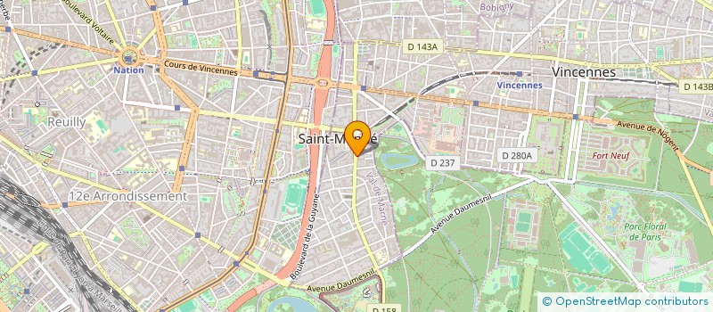 localisation de l'entreprise CHRISTELLE DIANA - CD  SAINT-MANDE